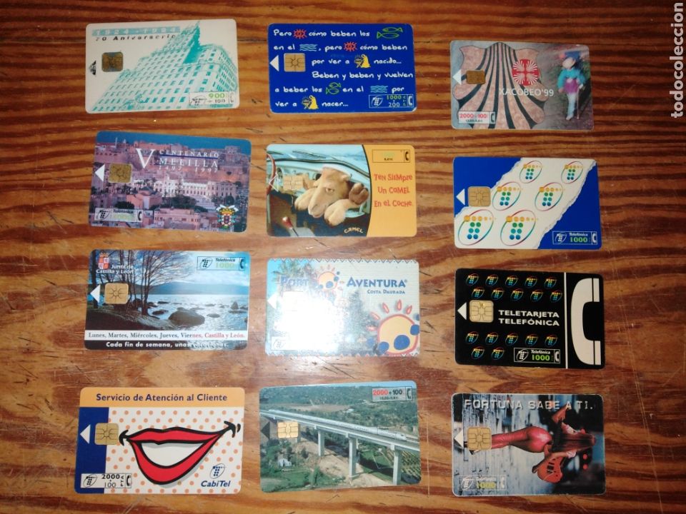 Tarjetas telef&oacute;nicas de colecci&oacute;n: Lote 12 Tarjetas Telef&oacute;nicas - Foto 1