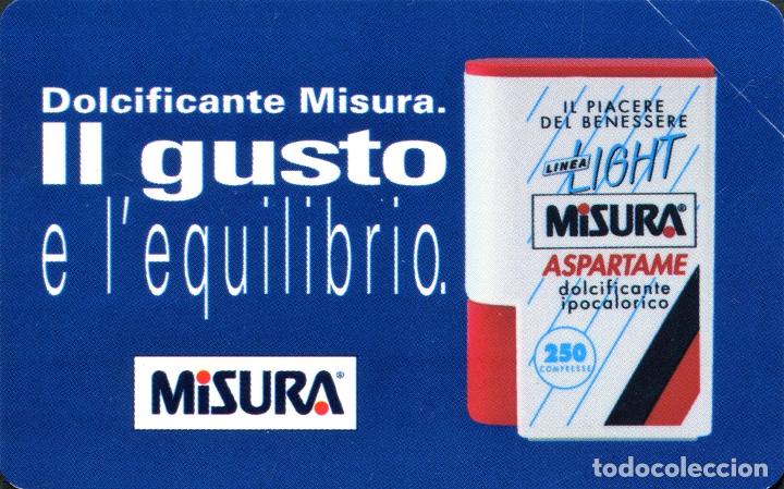 Cartes T&eacute;l&eacute;phoniques de collection: carte telefoniche - Dolcificante Misura - Il Gusto e L'Equilibrio -italia da L.10000 Mantegazza (cat