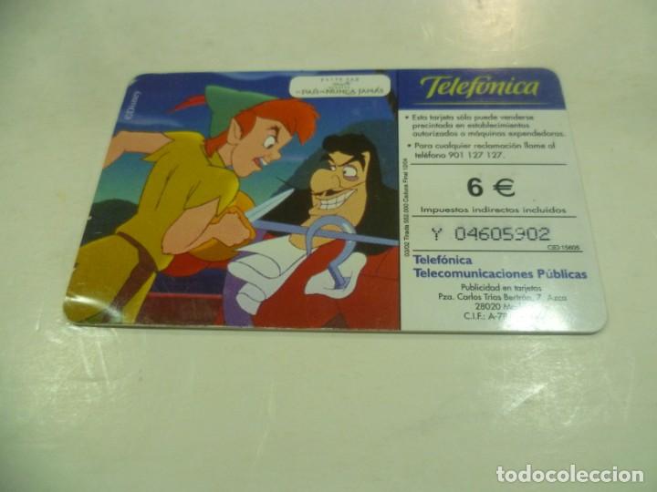 Tarjetas telef&oacute;nicas de colecci&oacute;n: Tarjeta telef&oacute;nica Peter Pan - Foto 2