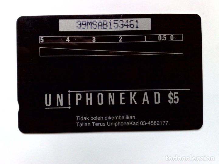 Tarjetas telef&oacute;nicas de colecci&oacute;n: TARJETA TELEFONICA,UNIPHONE (5$) - Foto 2