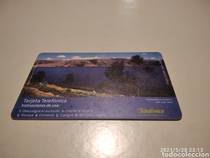 Tarjetas telef&oacute;nicas de colecci&oacute;n: Tarjeta telef&oacute;nica Per&uacute; - Foto 2