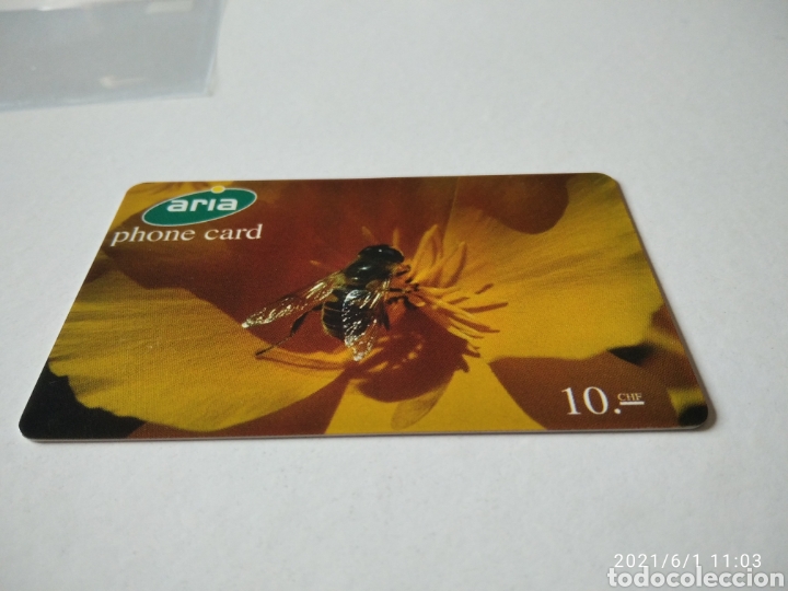 Tarjetas telef&oacute;nicas de colecci&oacute;n: Tarjeta telef&oacute;nica prepago abeja - Foto 1