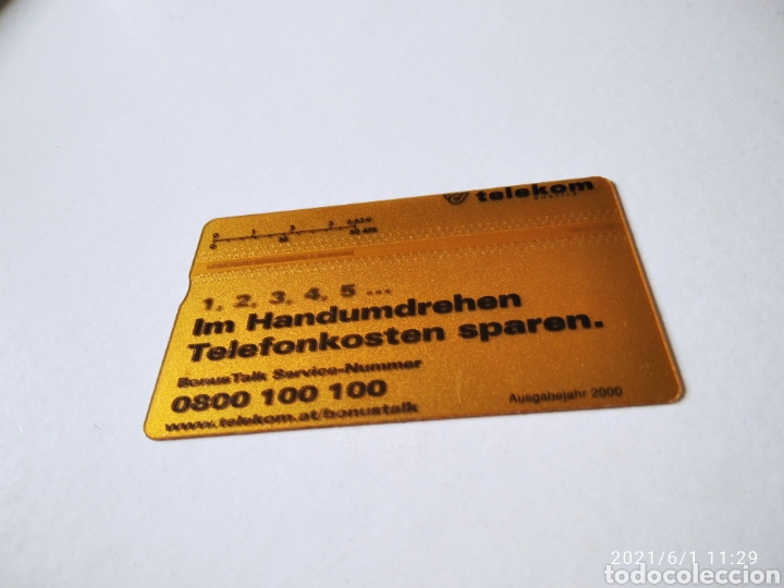 Tarjetas telef&oacute;nicas de colecci&oacute;n: Tarjeta telef&oacute;nica austria - Foto 2