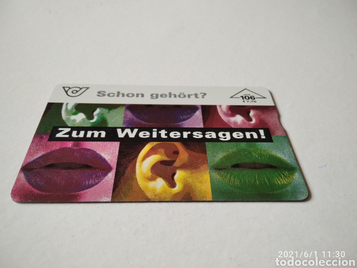 Tarjetas telef&oacute;nicas de colecci&oacute;n: Tarjeta telef&oacute;nica austria - Foto 1