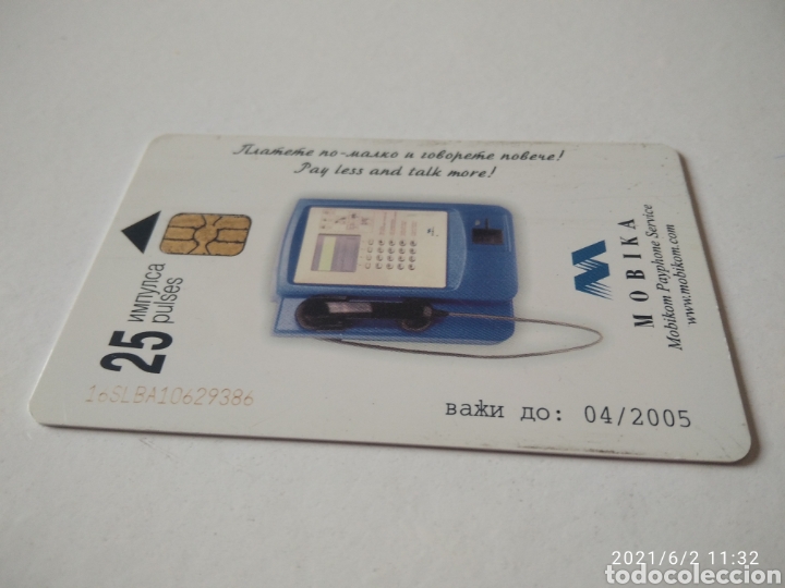 Tarjetas telef&oacute;nicas de colecci&oacute;n: Tarjeta telef&oacute;nica mobika - Foto 2