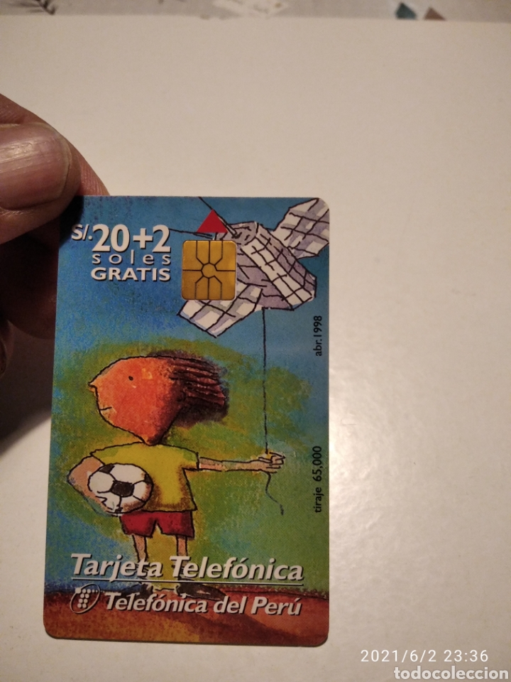 Tarjetas telef&oacute;nicas de colecci&oacute;n: Tarjeta telef&oacute;nica Per&uacute; satelite - Foto 1