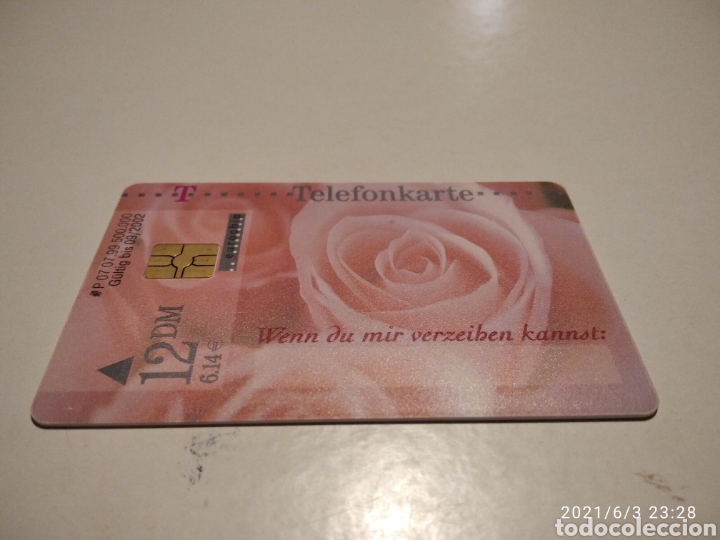 Tarjetas telef&oacute;nicas de colecci&oacute;n: Tarjeta telef&oacute;nica Rosa - Foto 1