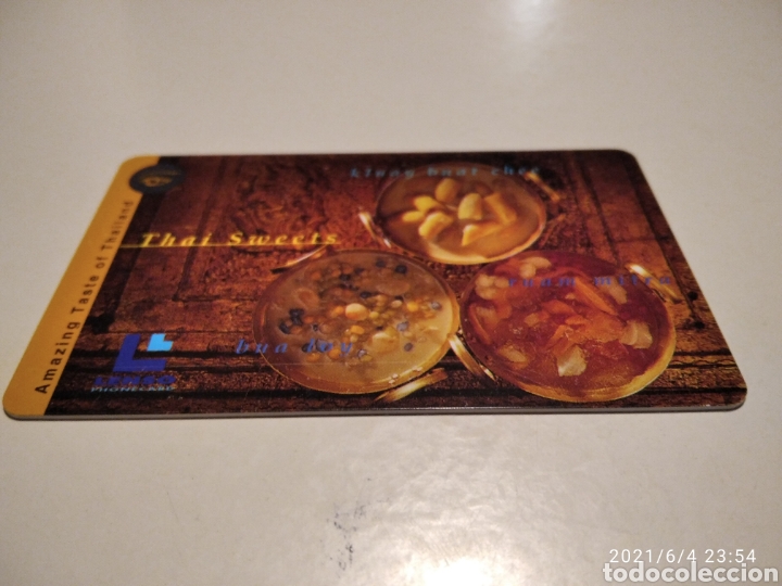 Tarjetas telef&oacute;nicas de colecci&oacute;n: Tarjeta telef&oacute;nica Tailandia comida - Foto 1