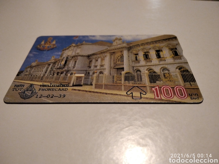 Tarjetas telef&oacute;nicas de colecci&oacute;n: Tarjeta telef&oacute;nica Tailandia edificio - Foto 1