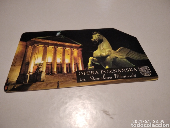 Tarjetas telef&oacute;nicas de colecci&oacute;n: Tarjeta telef&oacute;nica Polonia, edificio opera poznanska - Foto 1