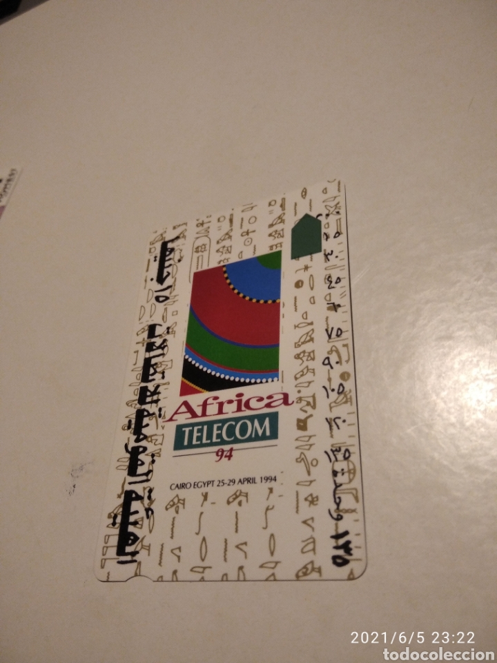 Tarjetas telef&oacute;nicas de colecci&oacute;n: Tarjeta telef&oacute;nica Egipto - Foto 1
