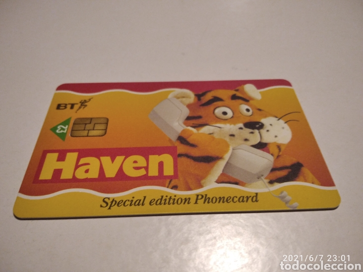 Tarjetas telef&oacute;nicas de colecci&oacute;n: Tarjeta telef&oacute;nica BT haven - Foto 1