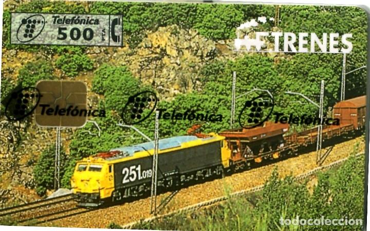 Tarjetas telef&oacute;nicas de colecci&oacute;n: TRENES NUEVA CON PRECINTO - Foto 1