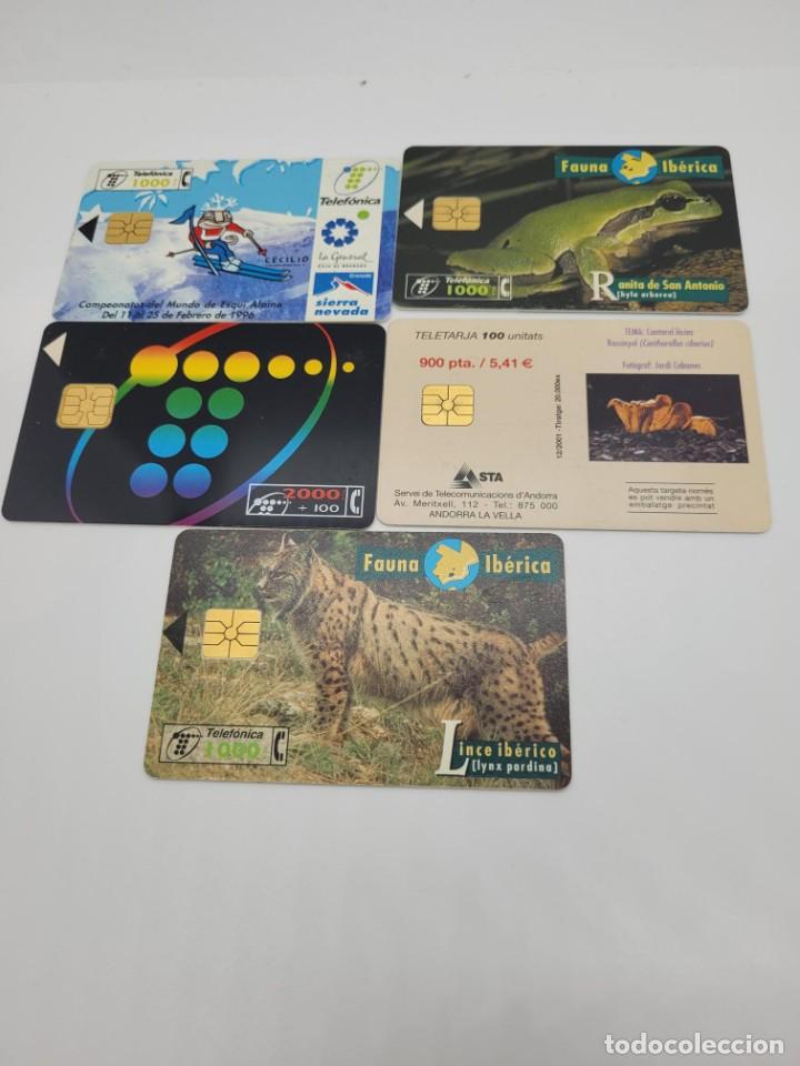 Tarjetas telef&oacute;nicas de colecci&oacute;n: B1 CINCO TARJETAS DE TELEFONO - Foto 1