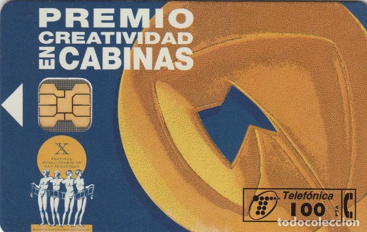 Tarjetas telef&oacute;nicas de colecci&oacute;n: ref 98 PREMIO CREATIVIDAD EN CABINAS .TARJETAS TELEFONICA - Foto 1
