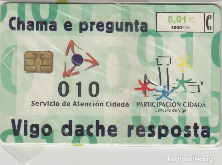 Tarjetas telef&oacute;nicas de colecci&oacute;n: ref 129 CHAMA E PREGUNTA VIGO 010 , PRECINTADA .TARJETAS TELEFONICA - Foto 1