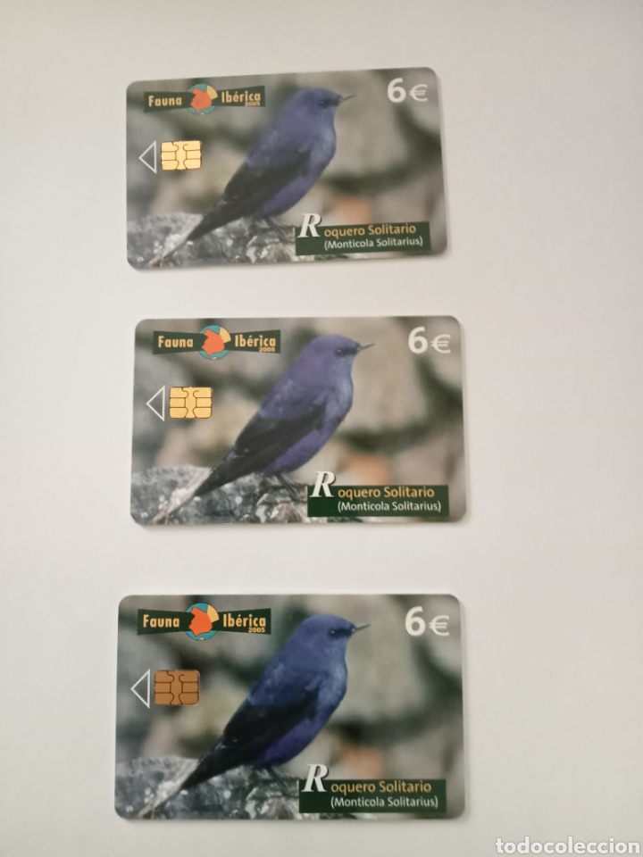 Sammlung von Telefonkarten: Tarjetas Telef&oacute;nicas Roquero Solitario