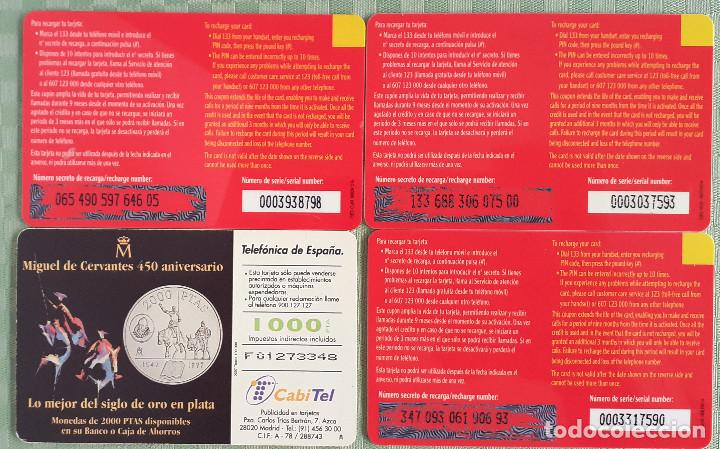 Tarjetas telef&oacute;nicas de colecci&oacute;n: tarjetas prepago Airtel y Telef&oacute;nica - Foto 2