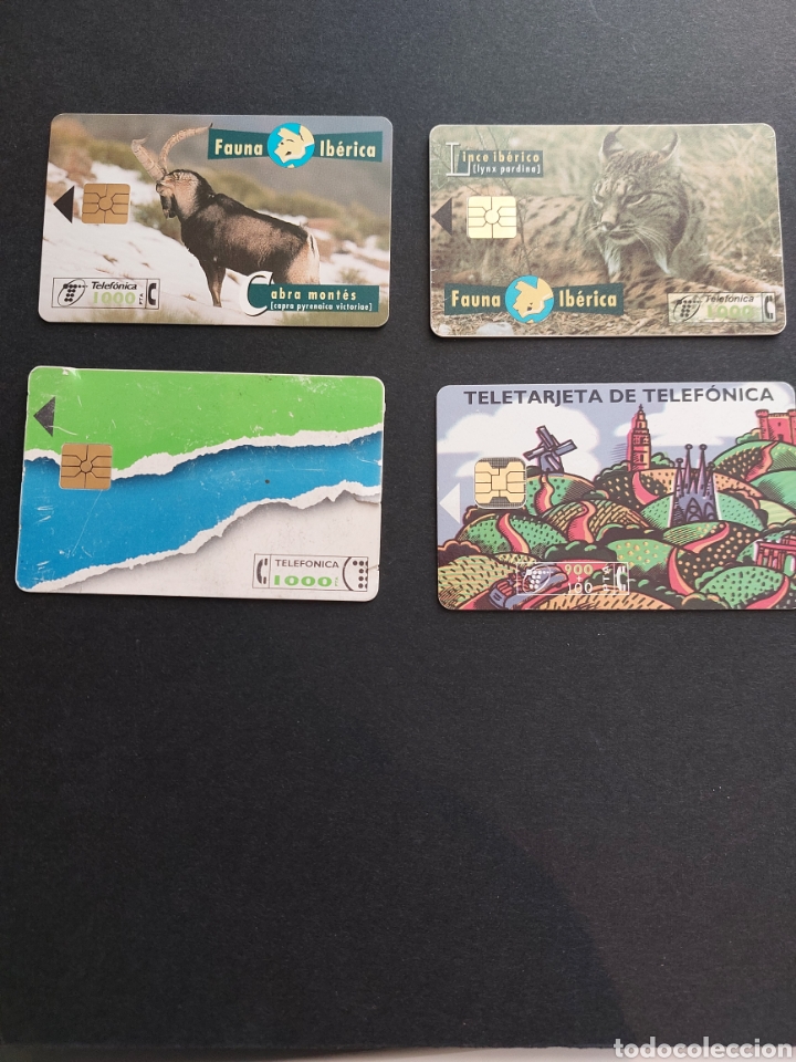 Tarjetas telef&oacute;nicas de colecci&oacute;n: Cuatro Tarjetas telef&oacute;nicas - Foto 1