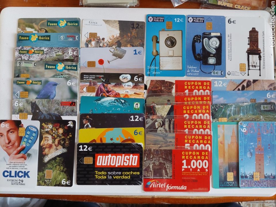 Tarjetas telef&oacute;nicas de colecci&oacute;n: Lote de 29 Tarjetas Telef&oacute;nicas variadas