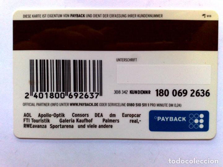 Tarjetas telef&oacute;nicas de colecci&oacute;n: TARJETA PERSONAL,PAYBACK. - Foto 2