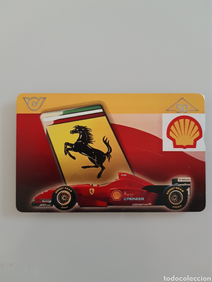 Tarjetas telef&oacute;nicas de colecci&oacute;n: Tarjeta telefonica Ferrari Shell - Foto 1