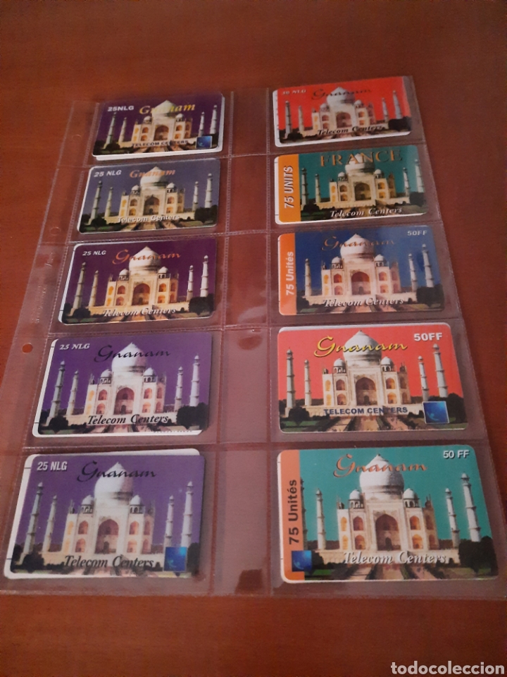 Tarjetas telef&oacute;nicas de colecci&oacute;n: Tarjetas usadas de Gnanam - Foto 1