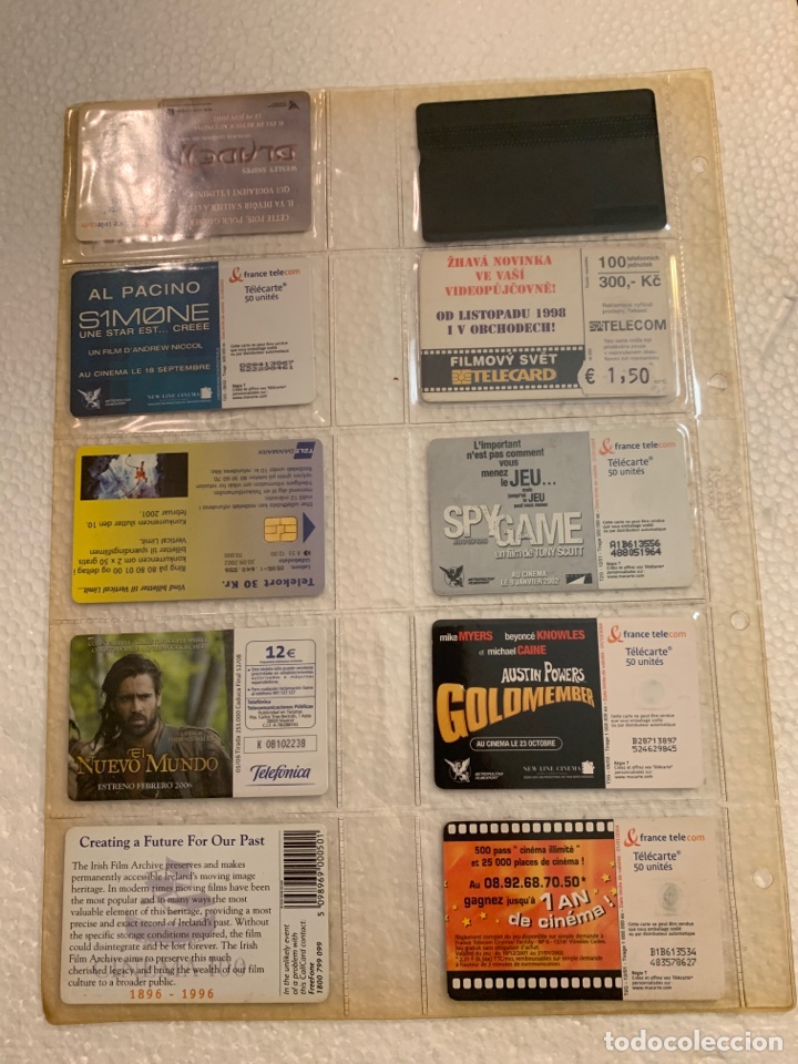 Tarjetas telef&oacute;nicas de colecci&oacute;n: Tarjetas telefono cine - Foto 2