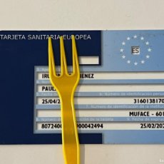 Tarjetas telefónicas de colección: TARJETA SANITARIA EUROPEA PARA COLECCIÓN. Lote 389779819