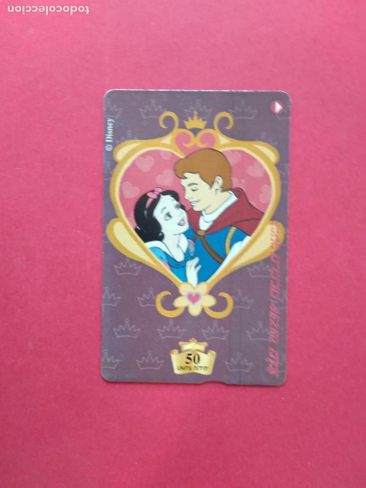 Tarjetas telef&oacute;nicas de colecci&oacute;n: TARJETA O CUPON DE RECARGA TELEFONICA EXTRANJERO DISNEY BLANCANIEVES