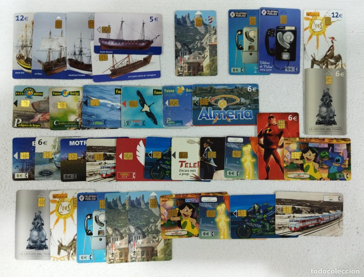 Tarjetas telef&oacute;nicas de colecci&oacute;n: LOTE DE 36 TARJETAS TELEF&Oacute;NICA. - Foto 1