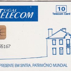 Tarjetas telefónicas de colección: TARJETA DE PORTUGAL DE PRESENTE EM SINTRA, PATRIMONIO MUNDIAL - NUEVA EN BLISTER TIRADA 3500