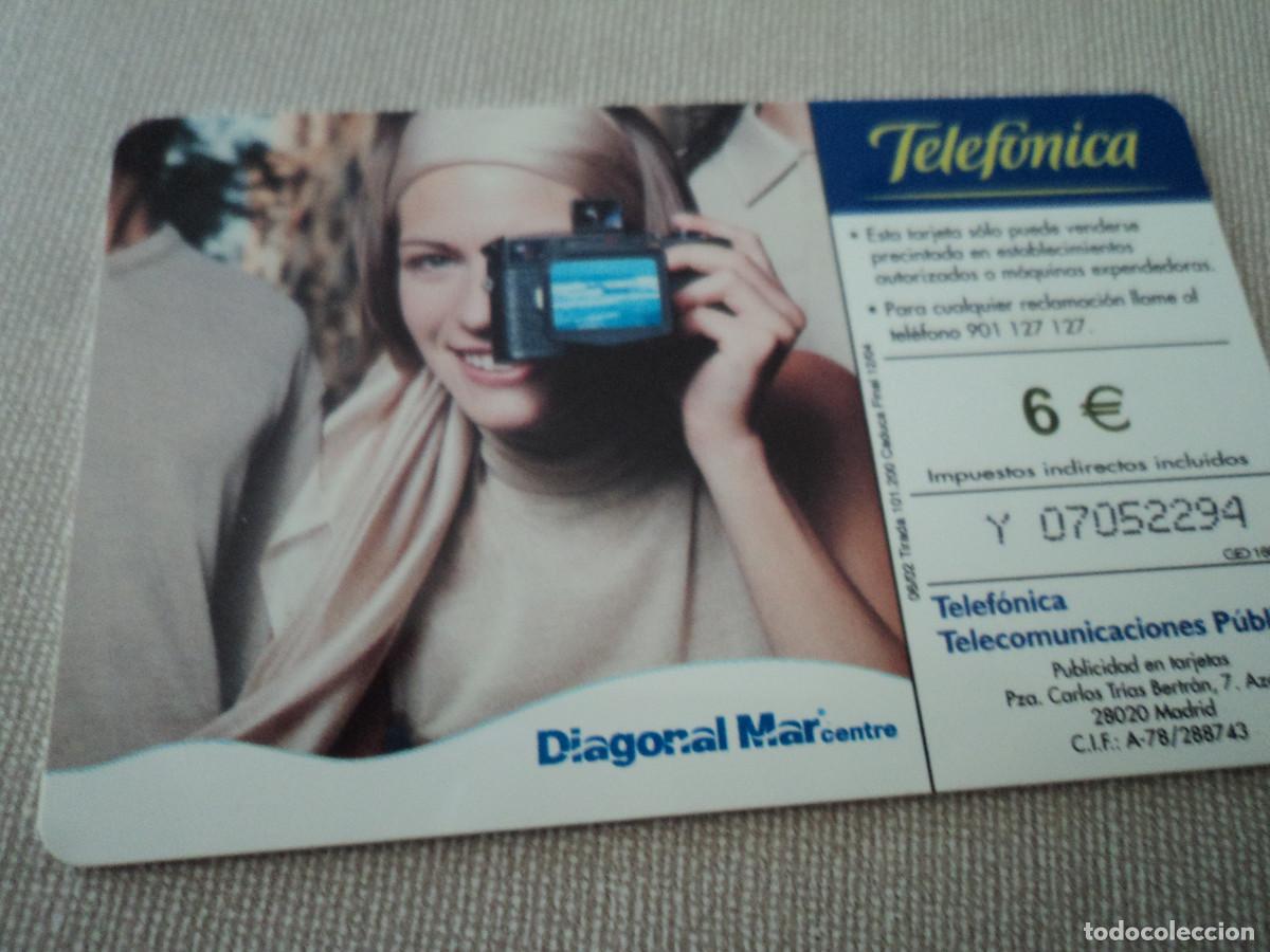 Tarjetas telef&oacute;nicas de colecci&oacute;n: TARJETA TELEFONICA, DIAGONAL MAR CENTRE, 6 E, CON CHIP - Foto 2