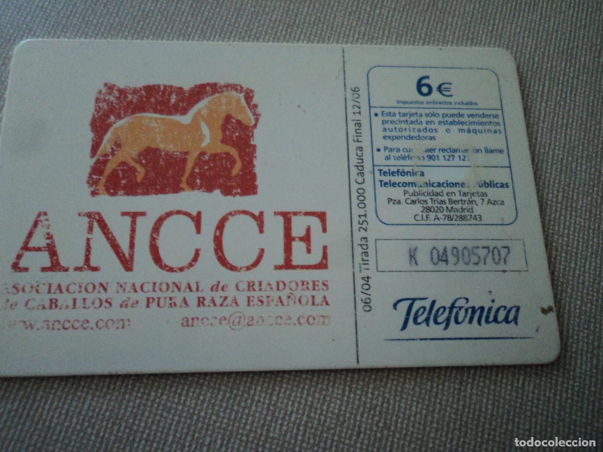 Tarjetas telef&oacute;nicas de colecci&oacute;n: TARJETA TELEFONICA, ANCCE, 6 E, CON CHIP - Foto 2