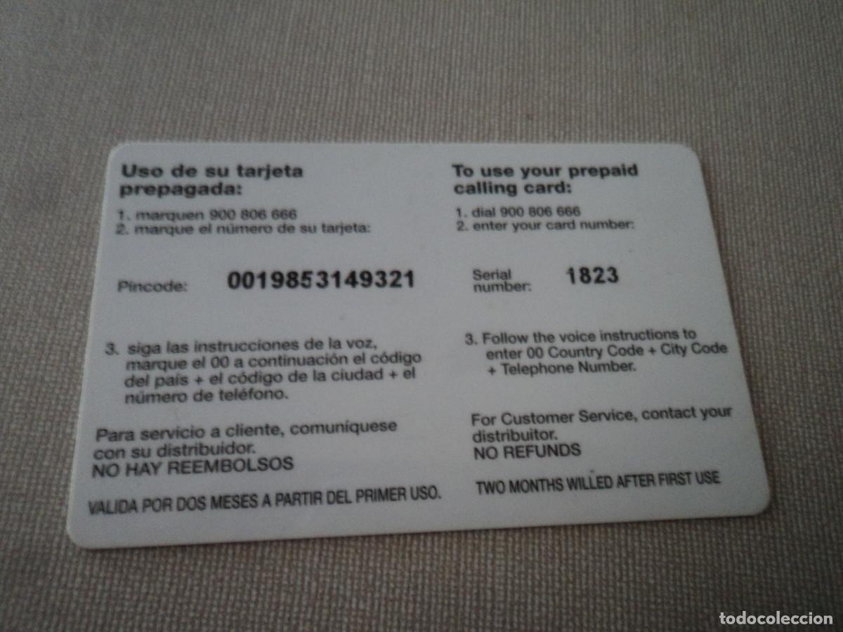 Tarjetas telef&oacute;nicas de colecci&oacute;n: TARJETA TELEFONICA, PARDES 13,22 E. - Foto 2