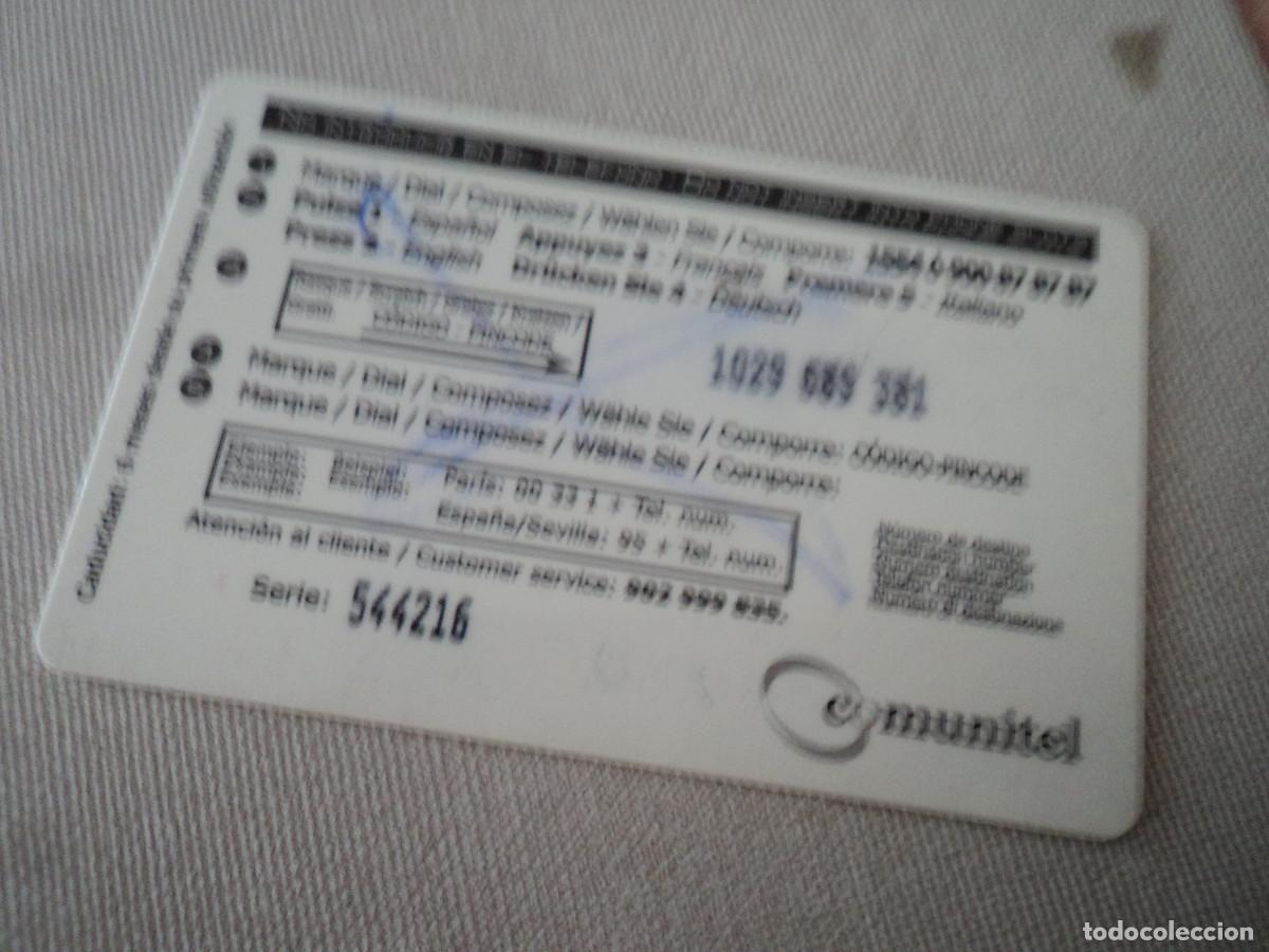 Tarjetas telef&oacute;nicas de colecci&oacute;n: TARJETA TELEFONICA, UNIVERSAL COMUNITEL, 5 E - Foto 2