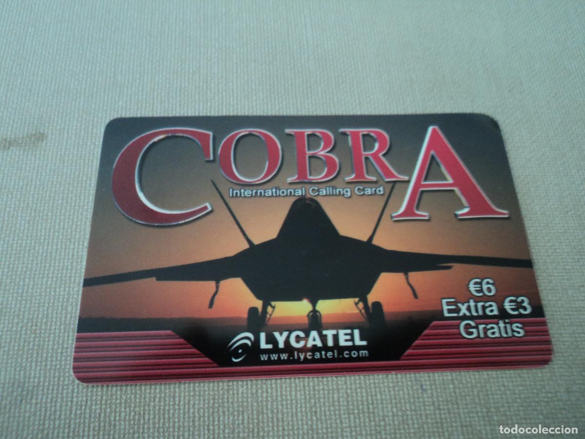 Tarjetas telef&oacute;nicas de colecci&oacute;n: TARJETA TELEFONICA, COBRA DE LYCATEL, 6 E. - Foto 1