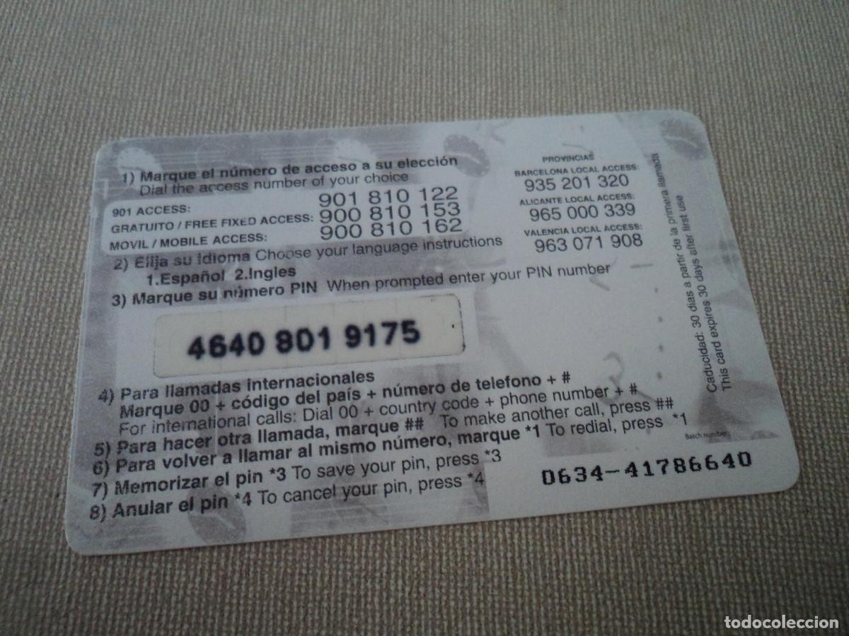 Tarjetas telef&oacute;nicas de colecci&oacute;n: TARJETA TELEFONICA, EURO TIME, 6 E. - Foto 2