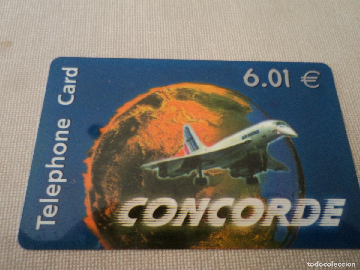 Tarjetas telef&oacute;nicas de colecci&oacute;n: TARJETA TELEFONICA, CONCORDE, 6,01 E. - Foto 1