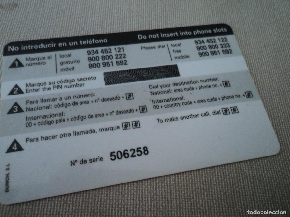 Tarjetas telef&oacute;nicas de colecci&oacute;n: TARJETA TELEFONICA, CONCORDE, 6,01 E. - Foto 2
