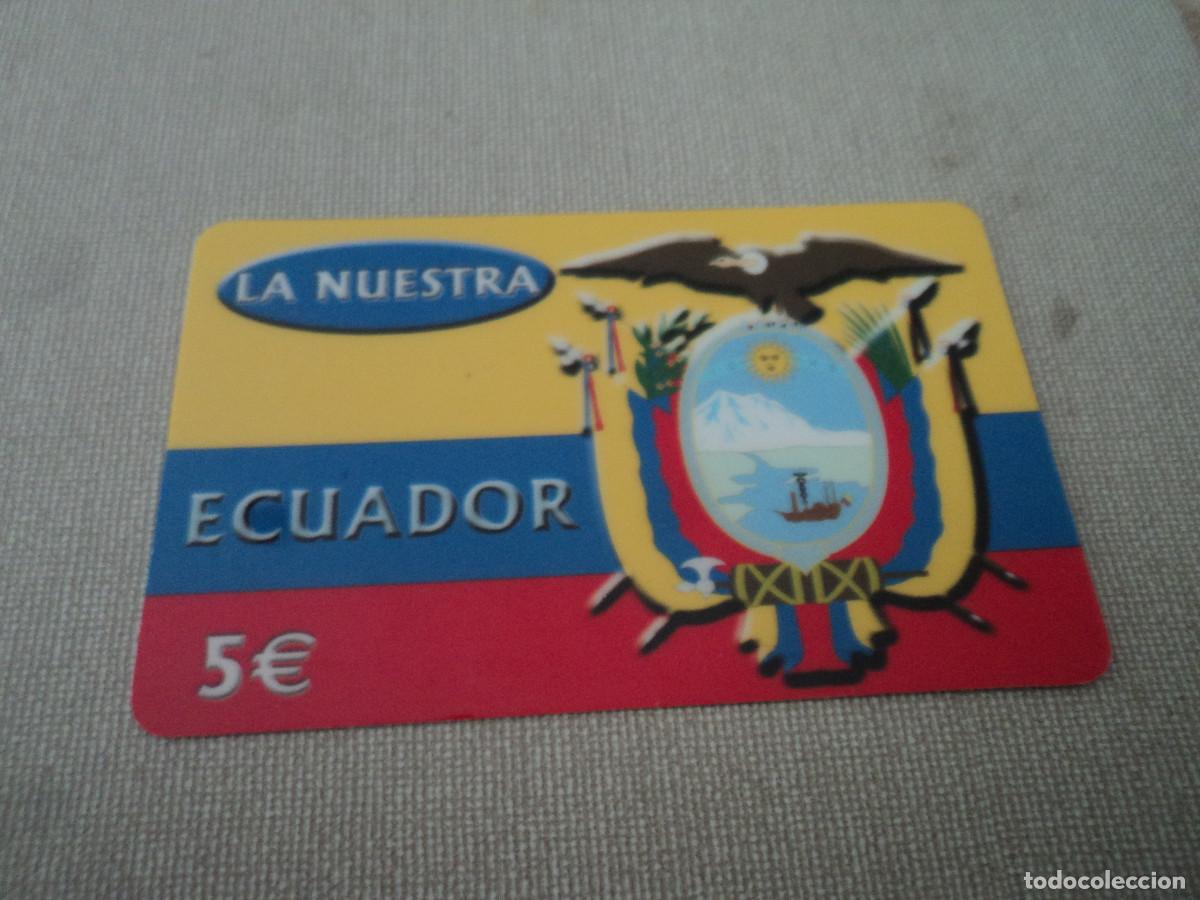 Tarjetas telef&oacute;nicas de colecci&oacute;n: TARJETA TELEFONICA, ECUADOR, 5 E. - Foto 1