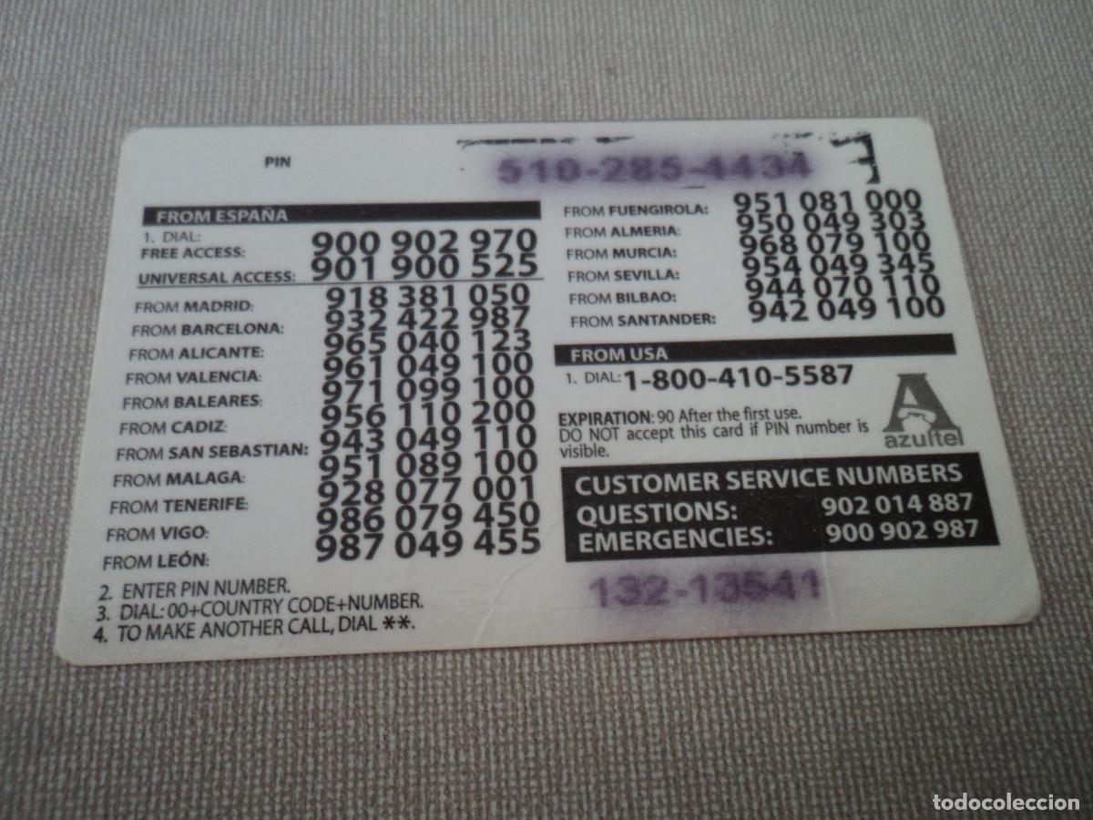 Tarjetas telef&oacute;nicas de colecci&oacute;n: TARJETA TELEFONICA, CALLING DIRECT, 6 E. - Foto 2