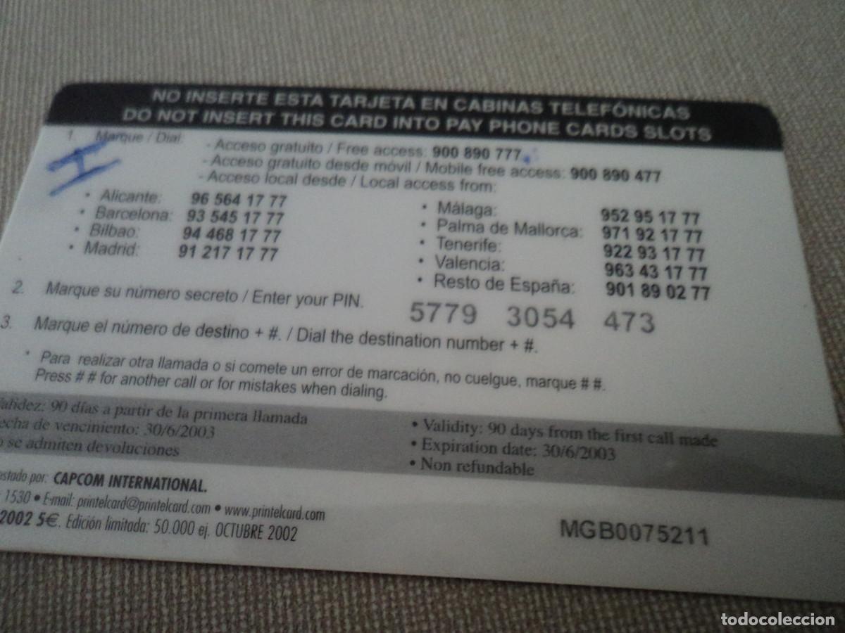 Tarjetas telef&oacute;nicas de colecci&oacute;n: TARJETA TELEFONICA, MONEDA 5 E - Foto 2