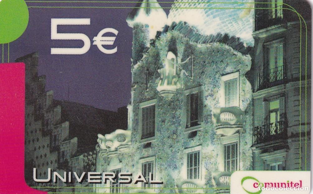 Tarjetas telef&oacute;nicas de colecci&oacute;n: Tarjeta telef&oacute;nica 5 &euro; / Universal - Comunitel - Foto 1