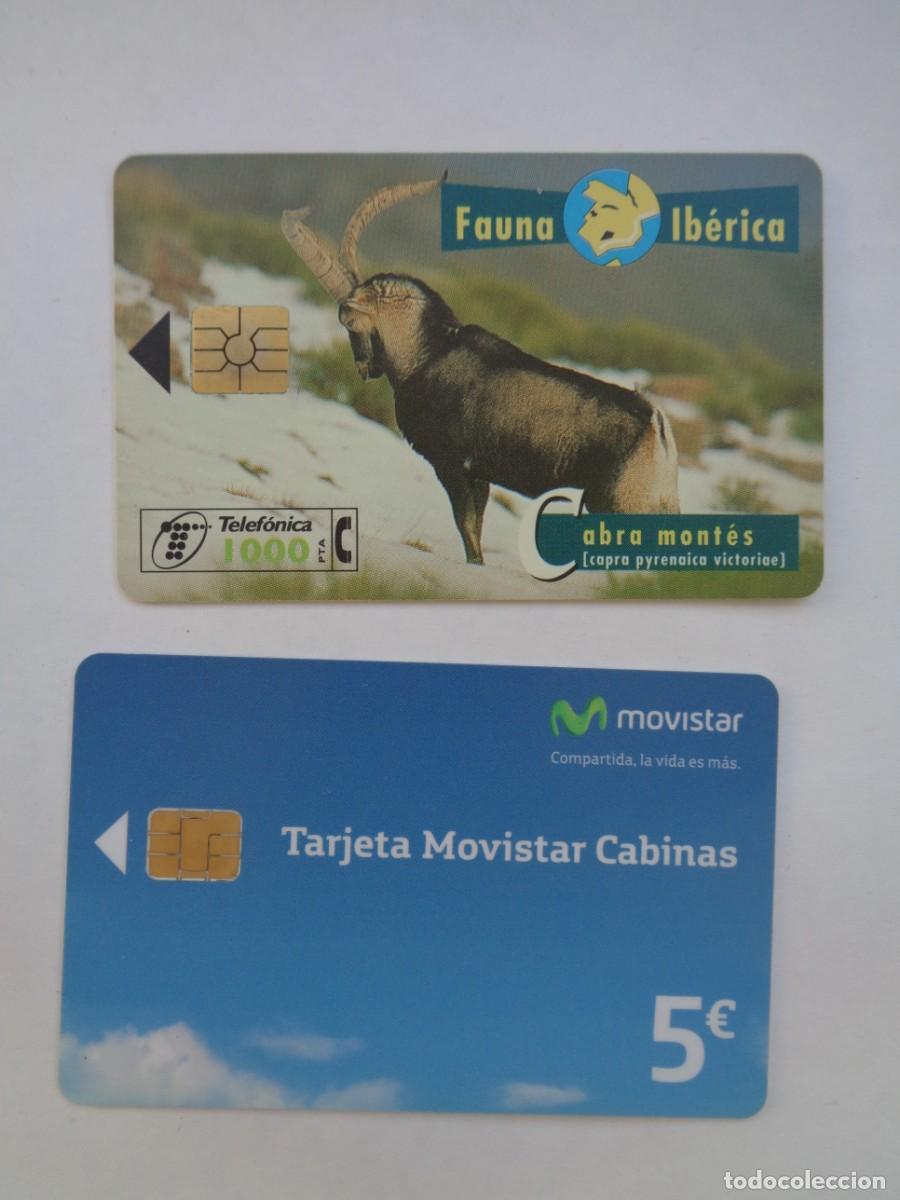 Carte telefoniche di collezione: LOTE DE 2 TARJETAS TELEFONICAS : CABRA MONTES FAUNA IBERICA Y OTRA GENERICA