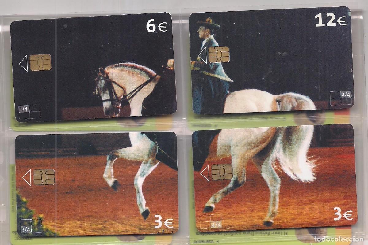 Tarjetas telef&oacute;nicas de colecci&oacute;n: puzzle caballo espa&ntilde;ol - Foto 1