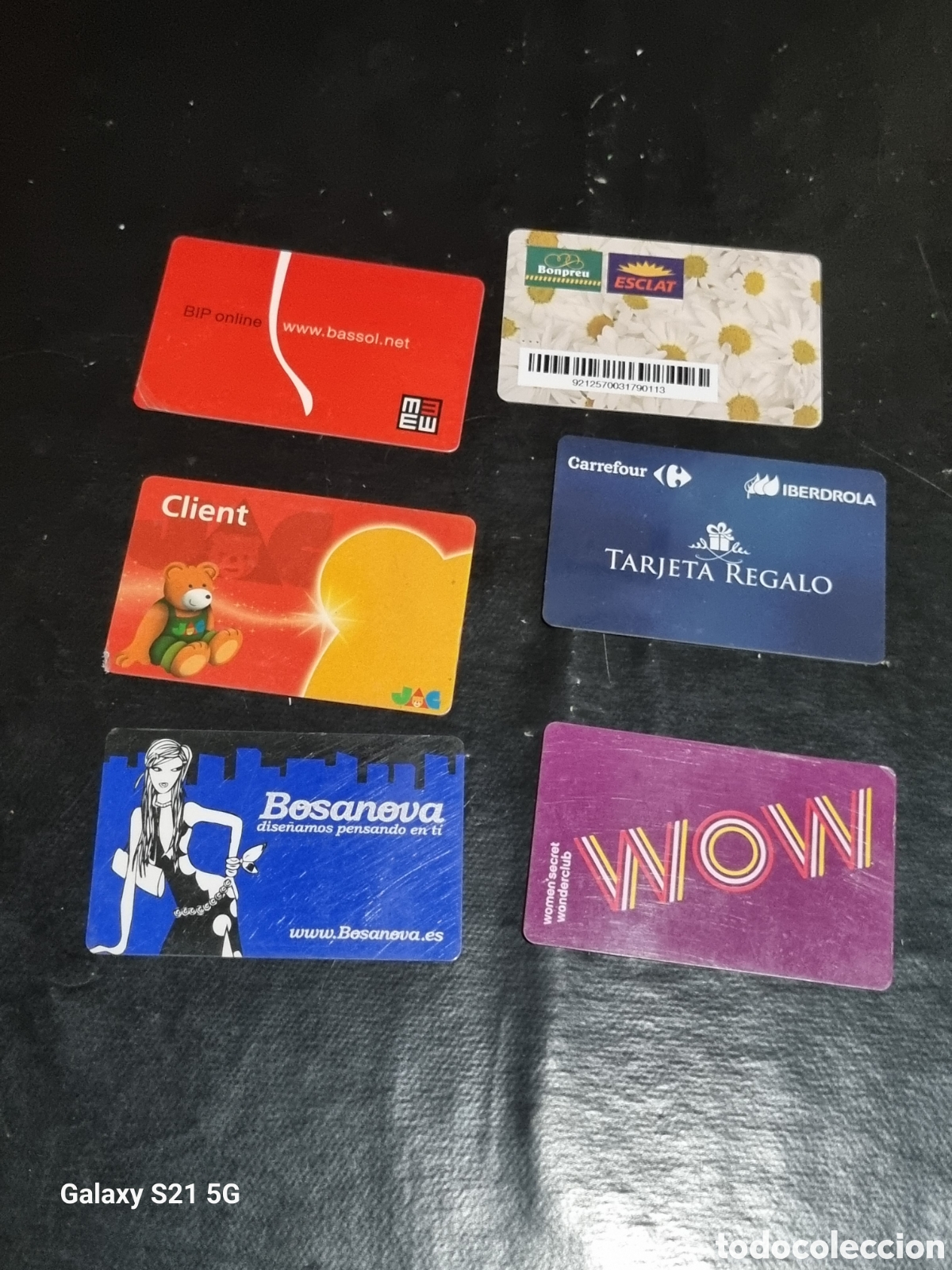Tarjetas telef&oacute;nicas de colecci&oacute;n: LOTE DE 6 TARGETAS DE CLIENTE, REGALO - Foto 1