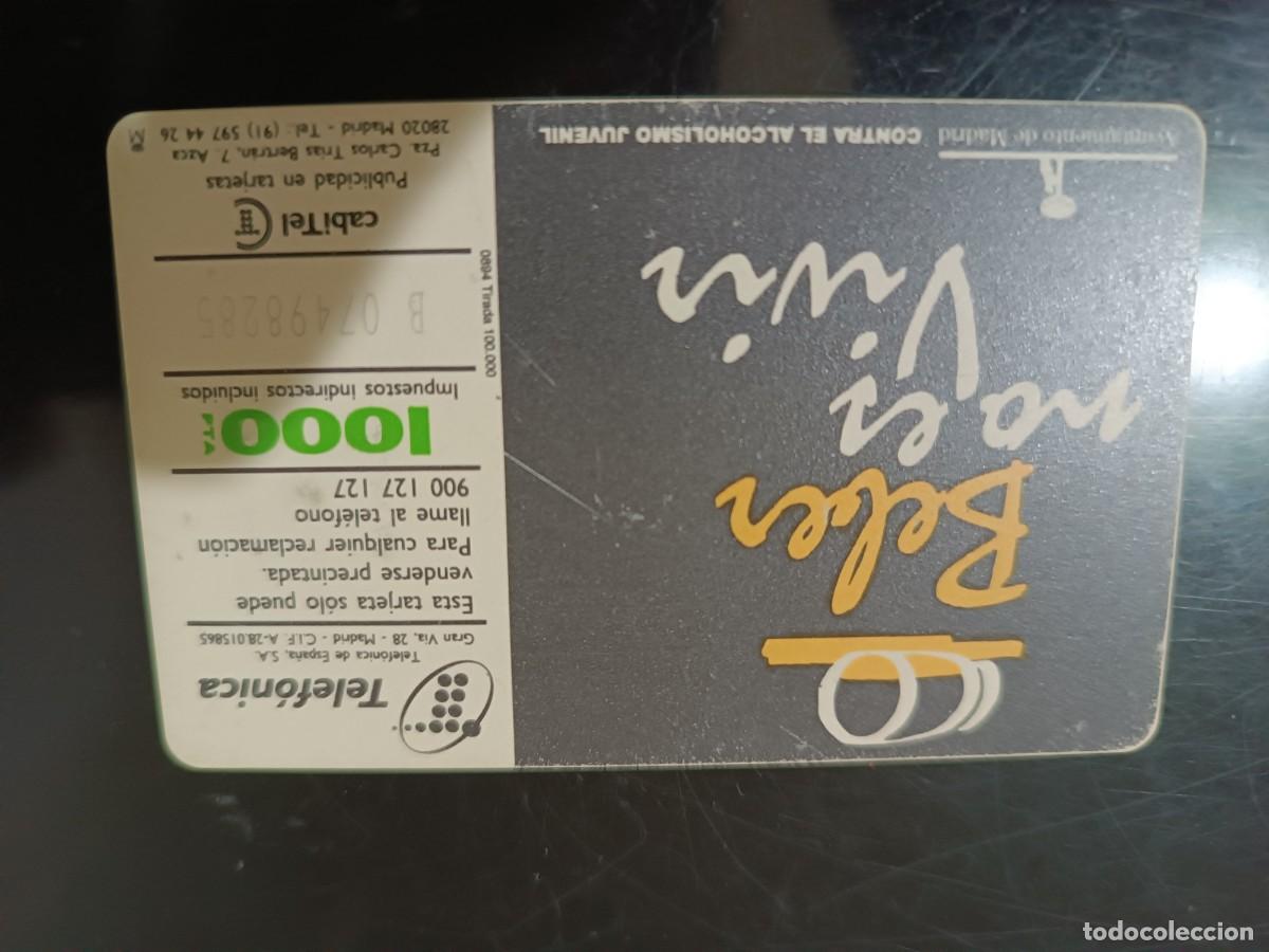 Tarjetas telef&oacute;nicas de colecci&oacute;n: TARJETA TELEFONICA DE ESPA&Ntilde;A - Foto 2