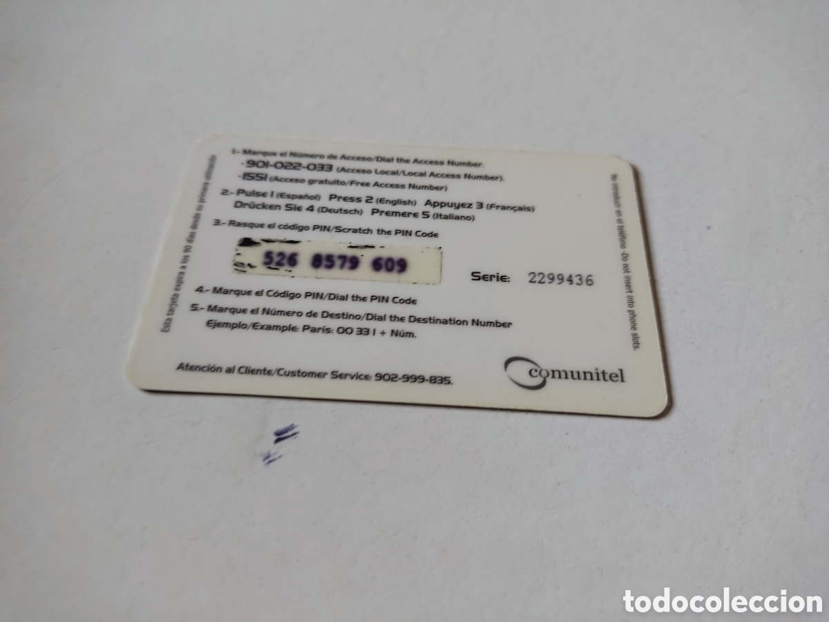 Tarjetas telef&oacute;nicas de colecci&oacute;n: Tarjeta telef&oacute;nica prepago speak - Foto 2