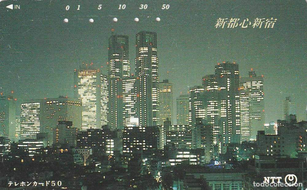 Tarjetas telef&oacute;nicas de colecci&oacute;n: JAPON. LOTE DE 8 TARJETAS TELEFONICAS. EDIFICIOS. (954) - Foto 3